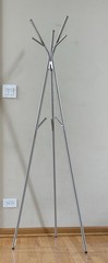 ⭐ IKEA EKRAR Tripod-Style Hat & Coat Rack Stand – CHROME – Discontinued Style ⭐