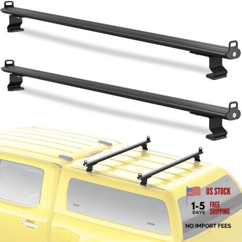 FengYu 57″ Universal Roof Ladder Rack for Van Fit for Pickup Truck Cap & Topper