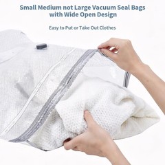 Travel Vacuum Seal Bags for Clothing,Vacuum Storage Bags with Rechargeable Pu…