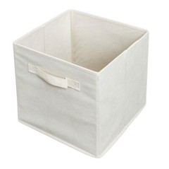 US 6pcs 11 inches High Quality Foldable Non-woven Fabrics Storage Boxes Beige