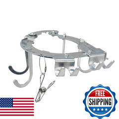 Universal Fit Gas Cylinder Accessory Hanger 6 Multi-Purpose Hooks 4-Point