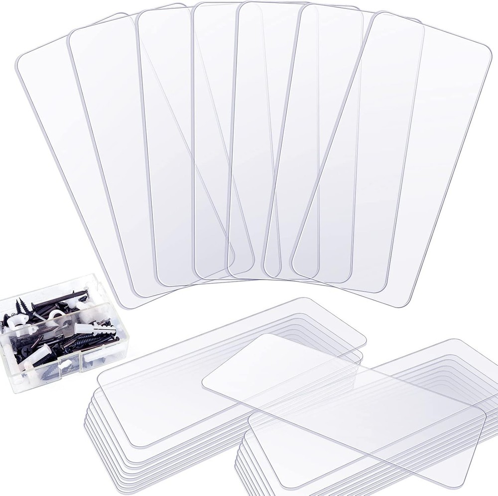 32 Pack 4.25 x 2 In Drawer Dividers for Storage Bins Plastic Storage Hardware