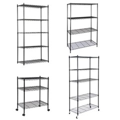 3/4/5 Tier Heavy Duty Storage Shelves Garage Shelf Metal Shelving Organization