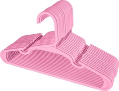 Kids Hangers – 11. 5 Inch Plastic Baby Hangers for Closet Utopia Home