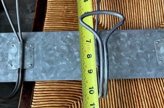 Galvanized Steel 4 Hooks. For Vintage Or Contemporary Look Space.Indoor Use Only