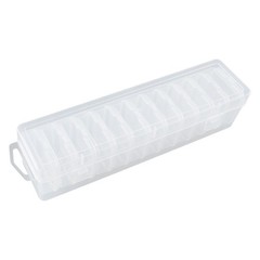 Compact Plastic Case Ideal for Storing Earplugs Jewelry and Office Supplies