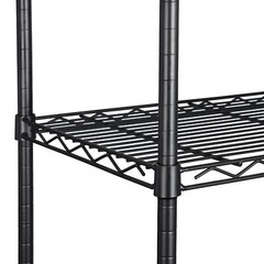 Wire Shelving Rack Shelf 4-Tier Household Kitchen Storage Metal Shelf Organizer
