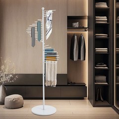 Freestanding Metal Scarf Display Rack, Spiral Display Rack 1.7m Hijab Organizer