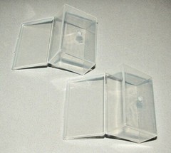 Small Tool Box Plastic Storage Earplugs Case Pill Box 2.5″x1.5″ 2 pieces stackab