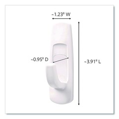 3M Command Damage-Free Hanging 12 Large Utility Hooks with 18 Large Strips 5lb