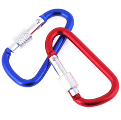 UTILITY HOOKS CLIPS MINI aluminum locking FOR camping hiking fishing bikes boats