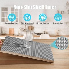Thick, Tear-Resistant Drawer Liner, Non-Adhesive & Easy to Clean – 12IN x 20FT