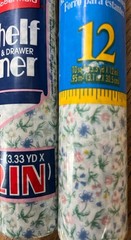 Rubbermaid Vintage Drawer Liner Contact Paper 2x 10 Sq. Feet Villa Flora Design