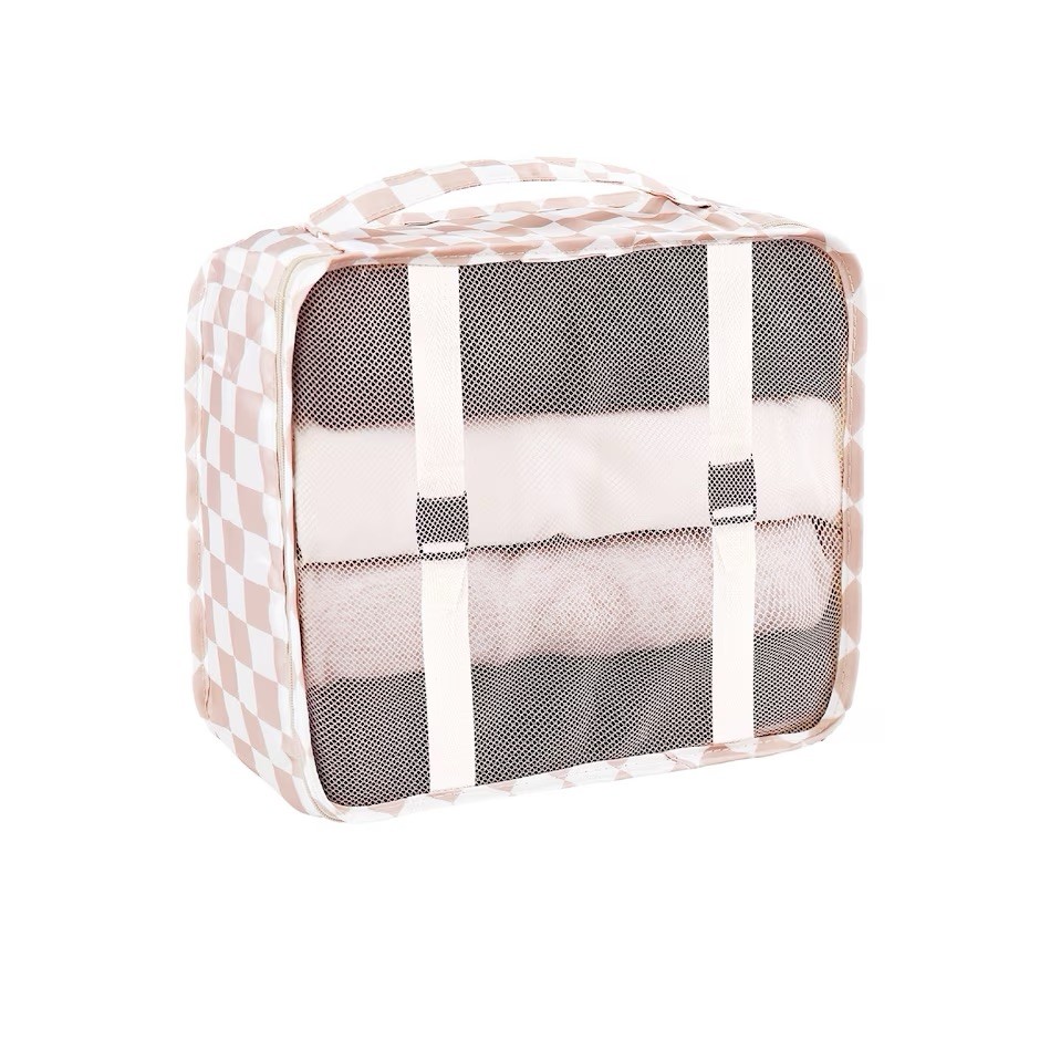 Closet Essentials Fabric Storage Cubes Pink 13.4 x 11 x 4.3 Inches – Set Of 2