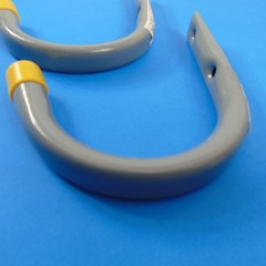 J Hook Utility Hooks w/ Vinyl Tips 6″ 2 Piece Garage Storage Ladder Tool Hangers