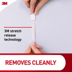 3M Command Medium Foam Refill Strips 2.75 in. L 12 pk