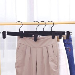 10-60 Pack Adjustable Clip Clothes Pants Hanger Trousers Skirt Dress Slack Rack