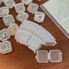 10pc Mini Storage Boxes Plastic Containers for Jewelry Coins Beads Organizer
