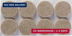 Scotch Felt Pads 32 PCS Beige, Felt Furniture Pads for Protecting Hardwood Floor