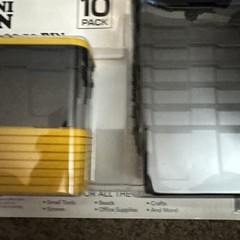 GreenMade Mini Bin 10 Pack – Stackable Storage Bins with Lids for Organizing