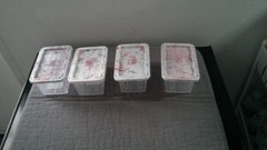 New Lowes 4 Tyed Dyed Teeny Tote Tiktok Viral Mini Plastic Storage Totes