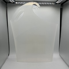 Set of 4 Rubbermaid Wrap n Craft Gift Bag Totes Clear Stackable Hanging 2003 USA