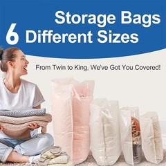 10 x Jumbo Vacuum Storage Bags Travel Space Saver Garment Seal Clothes Organizer