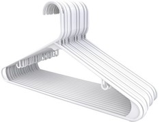 Utopia Home Plastic Hangers 20 Pack – Clothes Hanger with Hooks – Durable