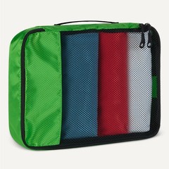 Amazon Essentials 4-Piece Packing Cubes Travel Accessories Set, Luggage Organize