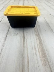Lowe’s Teeny Tiny Tote ~ Mini Commander Storage Container With Lid ~ NEW