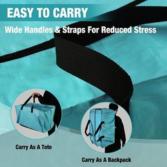 WORKPRO 6 Pack Extra Large Moving Bags Heavy-Duty Storage Tote for Space Saving