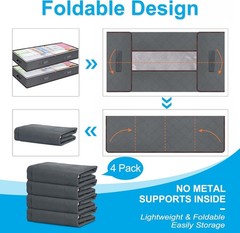 Budding Joy 90L Under Bed Storage Containers, Closet Organizers and Storage Bins
