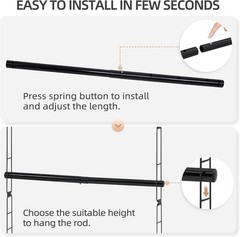 Durable Alloy Steel Closet Extender Rod – Easy Installation & Versatile Use