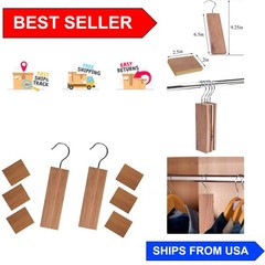 Quality Cedar Closet Hang Ups – Natural Moisture Control for Garments
