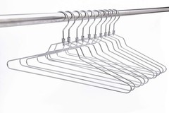 16″ Quality Metal Hangers 120-Pack Swivel Hook Stainless Steel Heavy Duty Wir…