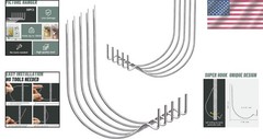 32pcs Professional-quality Picture Hanging Hooks – Effortless Install & Support