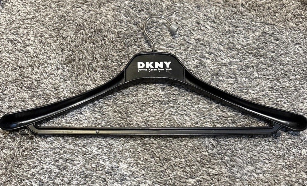 DKNY Clothing Hanger Donna Karan New York Suit Coat Jacket Shirt Black Strong