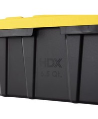 6.5 qt Storage Bin Container Tote Mini Yellow Lid TikTok Viral Tough – NEW