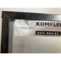 ikea KOMPLEMENT Clothes rail, black-brown 19 5/8×13 3/4 ” NEW Last Chance To Buy