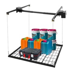 Metal Lifting Overhead Garage Lifting Storage Rack Ceiling Mount HeavyDuty Rack
