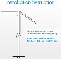 NEW 2 Way Clothing Rack Heavy Duty Garment Display Rack Adjustable 48″ to 72″ Bl