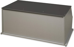 Stackable 3-Bin Storage Cubby in Woodgrain Gray with Display Shelf for Toys & Cr