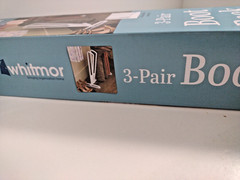 Boot Rack Whitmor 17-1/2 in. H X 22-1/2 in. W X 10-1/4 in. L Metal Boot Rack