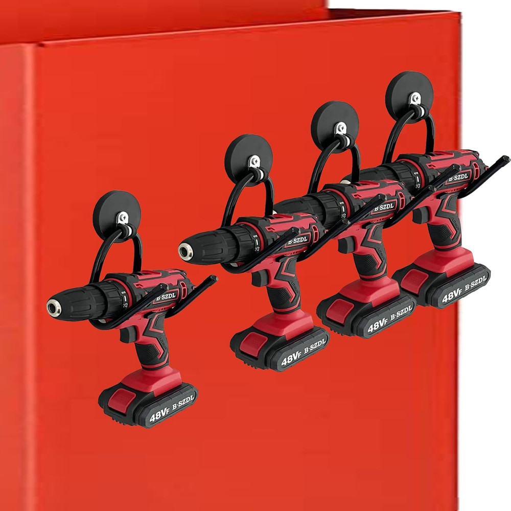 4 Pack Heavy Duty Garage Magnetic Hook Workshop Tool Box Storage Hooks