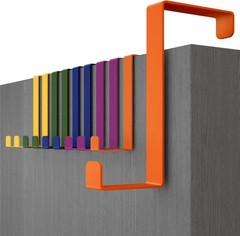 10 Pack Over The Door Hooks 2-Sided Fits 1 3/8″&1 3/4″ Doors Towel Hangers 3″ Th
