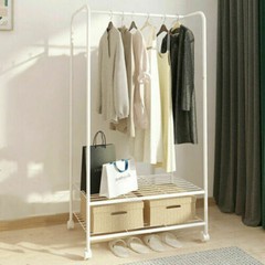 Heavy Duty Clothes Rail Rack Garment Hanging Display Stand Shoe Storage Shelves
