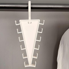 2 X V-shaped hanger with double-sided hooks wardrobe organization