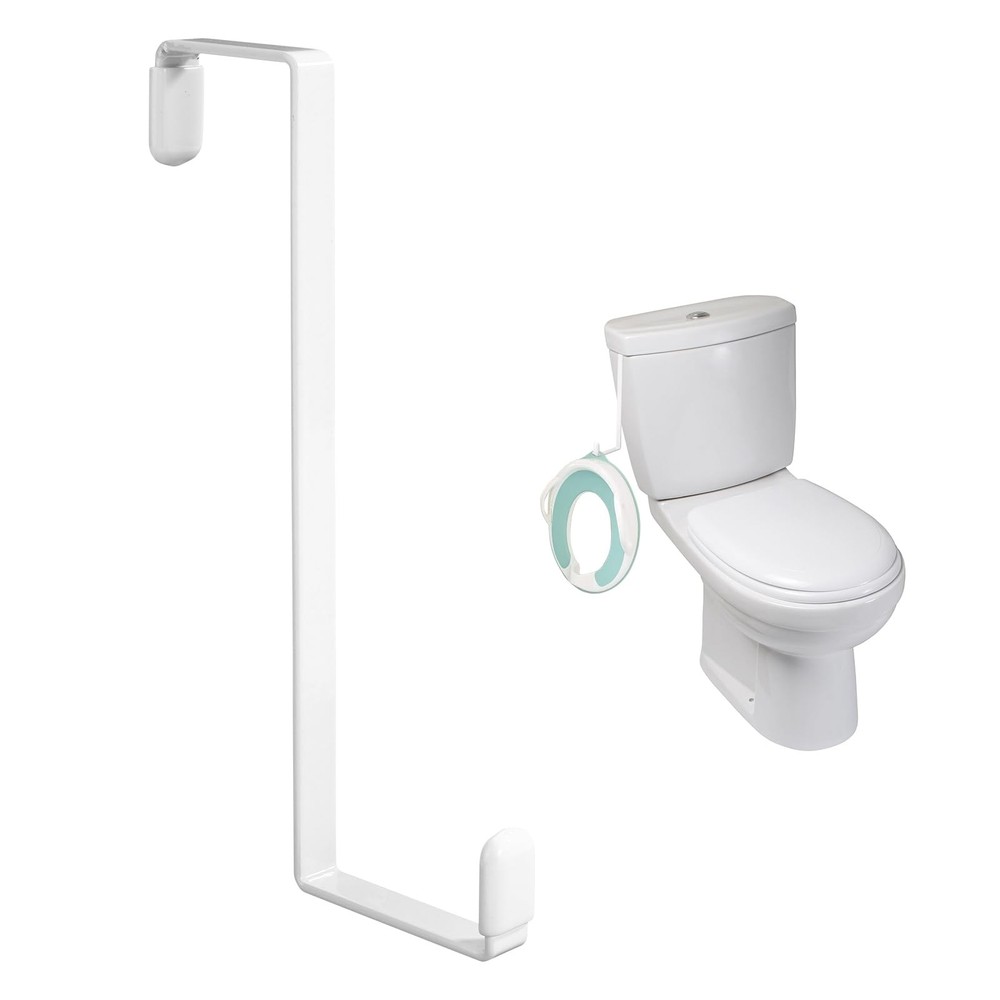 1pcs Potty Seat Hook, Z Shaped Door Hangers No Drill Multifunctional Over The…