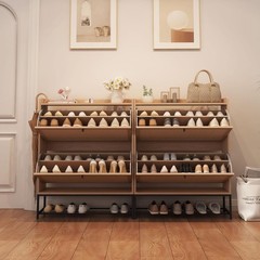 Shoe Storage Cabinet Shoe Organizer Entryway Closet Slim Shoe Rack Modern