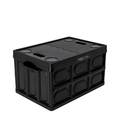 Greenmade Instacrate 16 Gal Collapsible Storage Bin Basket Black 2-Pack Lot New